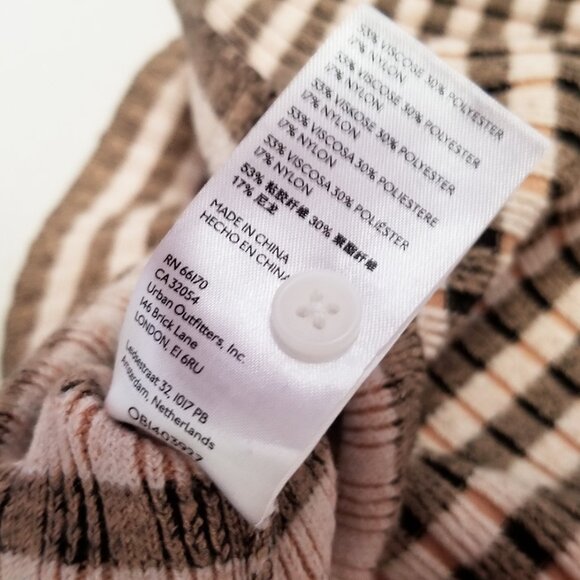 By Anthropologie Maeve Striped Turtle Neck Jumper Sweater Size XL Retro Mock - Picture 10 of 16